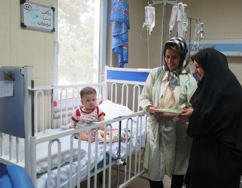 گزارش تصویری اجرای برنامه کانون قزوین برای کودکان بیمار