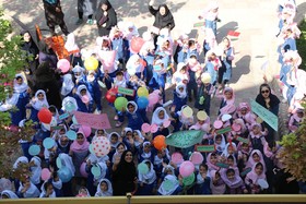 راهپیمایی نمادین کودکان و حضور در فعالیت‌های مرکز شماره 3 کانون در شیراز