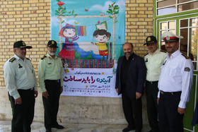 بازدید فرمانده نیروی انتظامی استان قم از کانون به مناسبت هفته‌ملی کودک