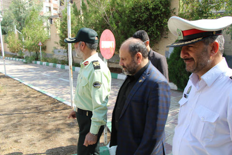 بازدید فرمانده نیروی انتظامی از کانون به مناسبت هفته‌‌ملی کودک