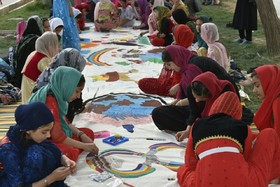 هفته ملی کودک در مراکز کانون پرورش فکری استان کرمانشاه(مرکز زلزله‌زده ثلاث باباجانی )