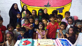 برگزاری برنامه کودکان شاد شهرم  به مناسبت هفته ملی کودک در ابوموسی