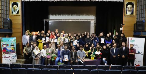 گزارش تصویری آیین اختتامیه مرحله استانی بیست و یکمین مسابقه بین المللی قصه‌گویی در کانون قزوین
