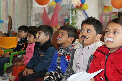 حضور کودکان با نیازهای ویژه در نمایشگاه هفته ملی کودک خراسان شمالی