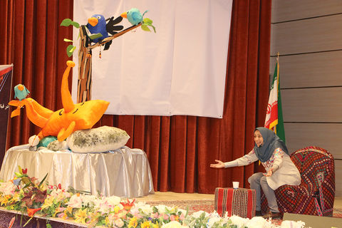 گزارش تصویری از آیین اختتامیه مرحله استانی بیست‌ویکمین جشنواره بین‌المللی قصه‌گویی کانون پرورش فکری سمنان