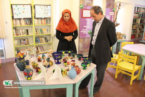 بازدید مدیر کل کانون تهران از مرکز فرهنگی هنری شماره 24/ عکس از یونس بنامولایی