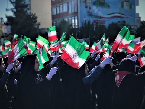 حضور اعضای کانون خراسان شمالی در راهپیمایی 13 آبان