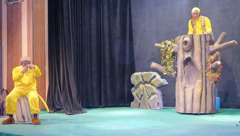 گزارش تصویری اجرای پراستقبال نمایش«پلنگ تیزدندان» در کانون استان قزوین 
