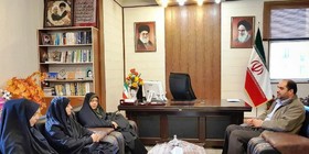 دیدار مدیرکل کانون استان قزوین با فرماندار و رییس آموزش و پرورش بویین زهرا