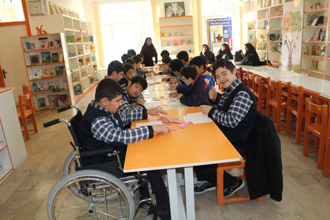 گرامی‌داشت روز معلولین در مرکز شماره 1 فراگیر کانون تبریز و هشترود
