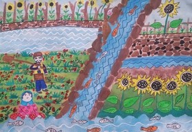 موفقیت اعضای کانون کهگیلویه و بویراحمد در جشنواره نقاشی آب