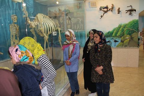 بازدید اعضای کانون از موزه علوم طبیعی