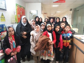 استقبال گرم پرستاران بیمارستان حضرت معصومه(س) از ویژه‌برنامه مهر سپید کانون استان قم