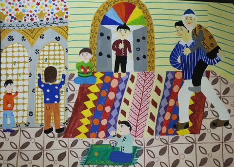 آثار برگزیده اعضای کانون فارس در دوسالانه هنری