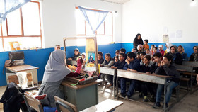 اجرای تئاتر کوچک «گل اومد بهار اومد» در مدارس روستایی شیرگاه