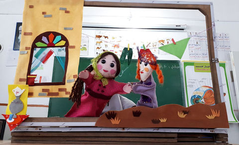 اجرای تئاتر کوچک «گل اومد بهار اومد» در مدارس روستایی شیرگاه