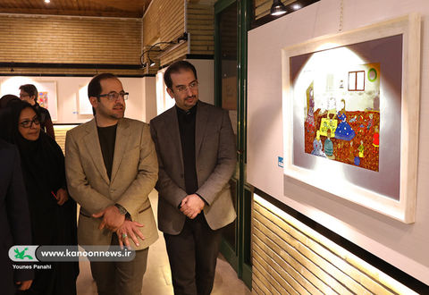 گشایش نمایشگاه آثار برتر هفتمین دوسالانه ملی هنرهای تجسمی آفرینش کانون