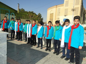 اجرای گروه سرود کانون در مراسم 12 بهمن اصفهان