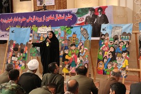 روایت هنرمندانه انقلاب توسط عضو نوجوان کانون پرورش فکری گلستان