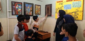 افتتاح نمایشگاه آثار هنری اعضا مرکز هشتگرد کانون البرز