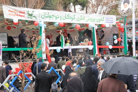 نگاهی به پایگاه کانون استان تهران در راهپیمایی ۲۲ بهمن ۱۳۹۷