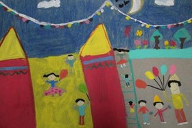 کسب دیپلم افتخار کودک هفت ساله اراکی در مسابقه نقاشی بین‌المللی