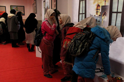 افتتاحیه نمایشگاه دست‌آفرینه کانون استان قم
