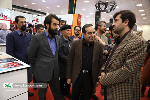 بازدید حسین انتظامی رئیس سازمان سینمایی از یازدهمین جشنواره بین‌المللی پویانمایی تهران