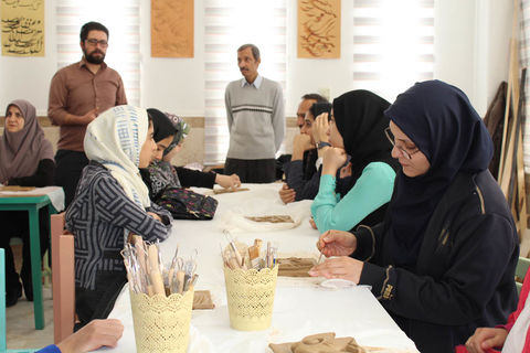 گزارش تصویری اولین جلسه انجمن هنرهای تجسمی کانون استان قم