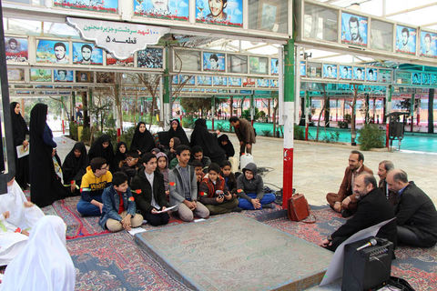گزارش تصویری «یک آسمان پرستو» ویژه‌برنامه روز شهید در کانون استان قم برگزار شد