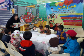 استقبال از ایستگاه عید و کتاب در سمنان