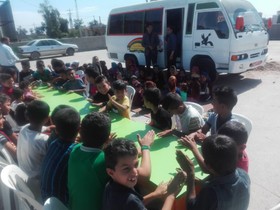 پیک امید کانون خوزستان همچنان در کنار کودکان