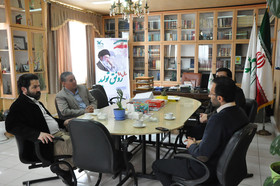 دیدار مسئولان سازمان بسیج هنرمندان با مدیرکل کانون استان اردبیل