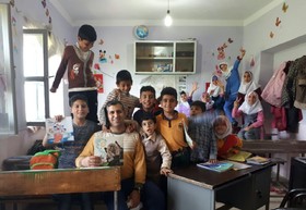 فصل زیبای بهار و فعالیت‌های واحد شماره ۲ کتابخانه سیار روستایی کانون کرمانشاه
