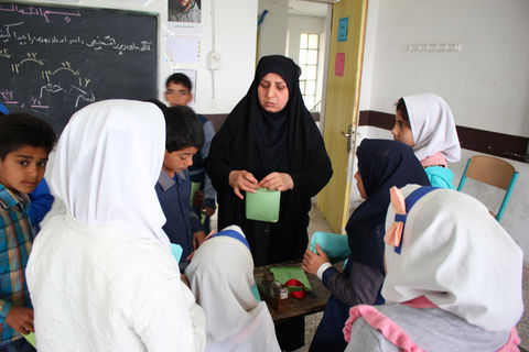 اردوی جهادی طرح«یک مسوول یک مربی» در مدرسه جهاد روستای رکنی کلای شهرستان سیمرغ