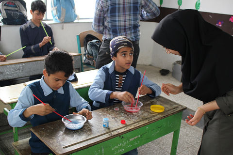 اردوی جهادی طرح«یک مسوول یک مربی» در مدرسه جهاد روستای رکنی کلای شهرستان سیمرغ