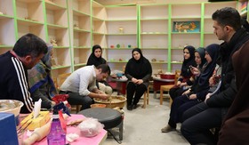 برگزاری کارگاه آموزشی و مهارتی «سفال‌گری» ویژه‌ی مربیان هنری کانون پرورش فکری گلستان