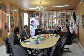 نخستین نشست مدیرکل کانون و رییس سازمان فرهنگی ورزشی شهرداری اردبیل