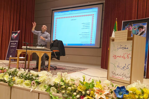 گزارش تصویری از برگزاری پودمان آموزشی سرود در کانون پرورش فکری سمنان