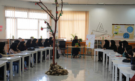 دیدار دانشجو معلمان تربیت معلم بجنورد با مدیرکل کانون خراسان شمالی