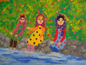 Iranian Friends of the Environment Selected in Japan Painting Contest