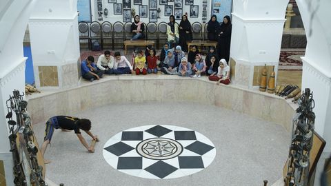 گزارش تصویری بازدید اعضای شاهنامه خوانی کانون پرورش فکری یزد از زوزخانه به مناسبت روز  بزرگداشت فردوسی- اردیبهشت 98