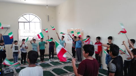 راه‌اندازی کتابخانه دبستان توحید شهر ابوحمیظه در قالب طرح امداد فرهنگی کانون