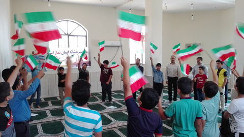 راه‌اندازی کتابخانه دبستان توحید شهر ابوحمیظه در قالب طرح امداد فرهنگی کانون