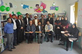 افتتاح کتابخانه درون مدرسه در بخش قره پشتلو(به روایت تصویر)