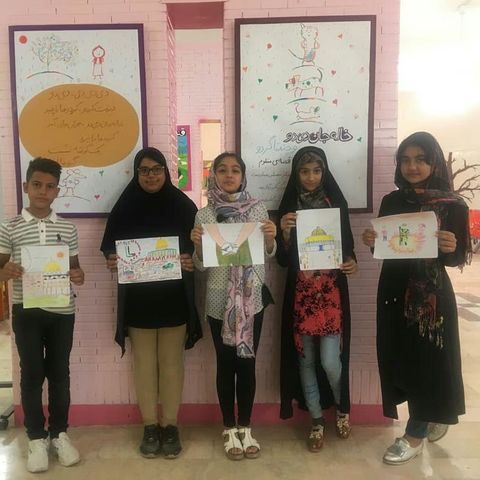 حمایت اعضا کانون خوزستان از کودکان مظلوم فلسطین