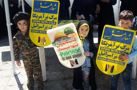 نمایش هم‌دلی کانونی‌ها در حمایت از ملت مظلوم فلسطین - شهرستان رضوانشهر