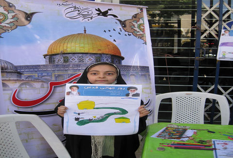 نمایش هم‌دلی کانونی‌ها در حمایت از ملت مظلوم فلسطین - شهرستان لنگرود