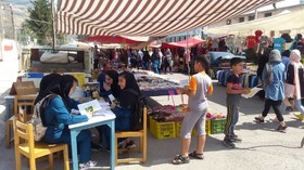 بازار گرمِ فعالیت‌های کانون در چهارشنبه بازار رستم آباد