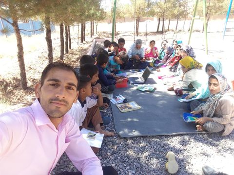 تابستان شاد اعضای کتابخانه سیار روستایی زیرکوه در کانون خراسان جنوبی